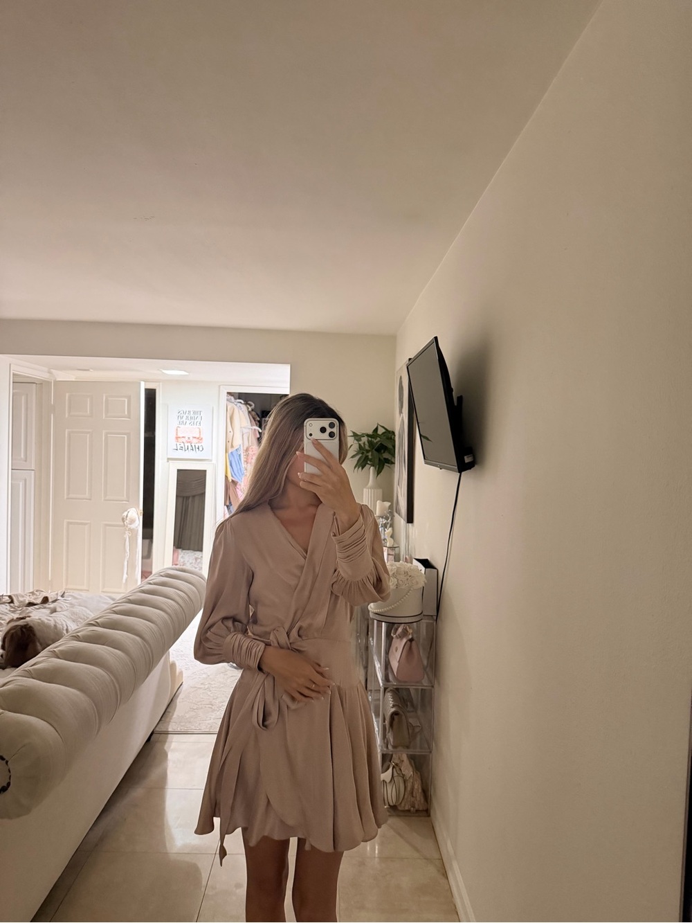 Zimmermann silk wrap dress